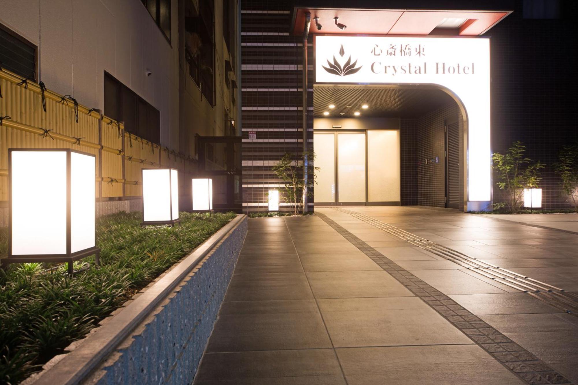 Shinsaibashi-Higashi Crystal Hotel Osaka Exterior foto
